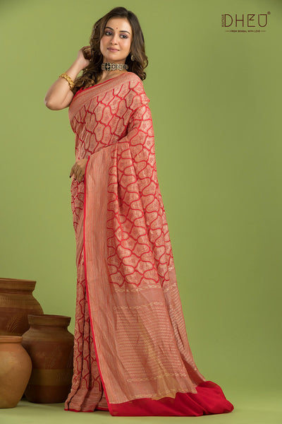 Pure Khaddi Silk Saree (Silk Mark Certified)