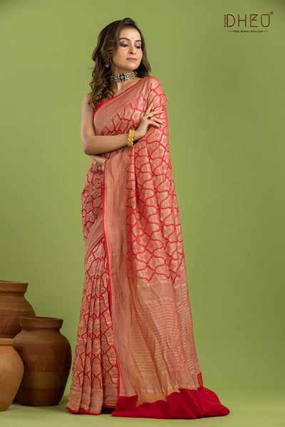 Pure Khaddi Silk Saree (Silk Mark Certified)