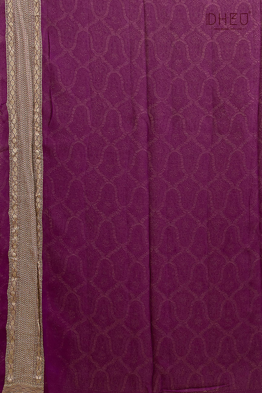 Pure Khaddi Silk Saree (Silk Mark Certified)