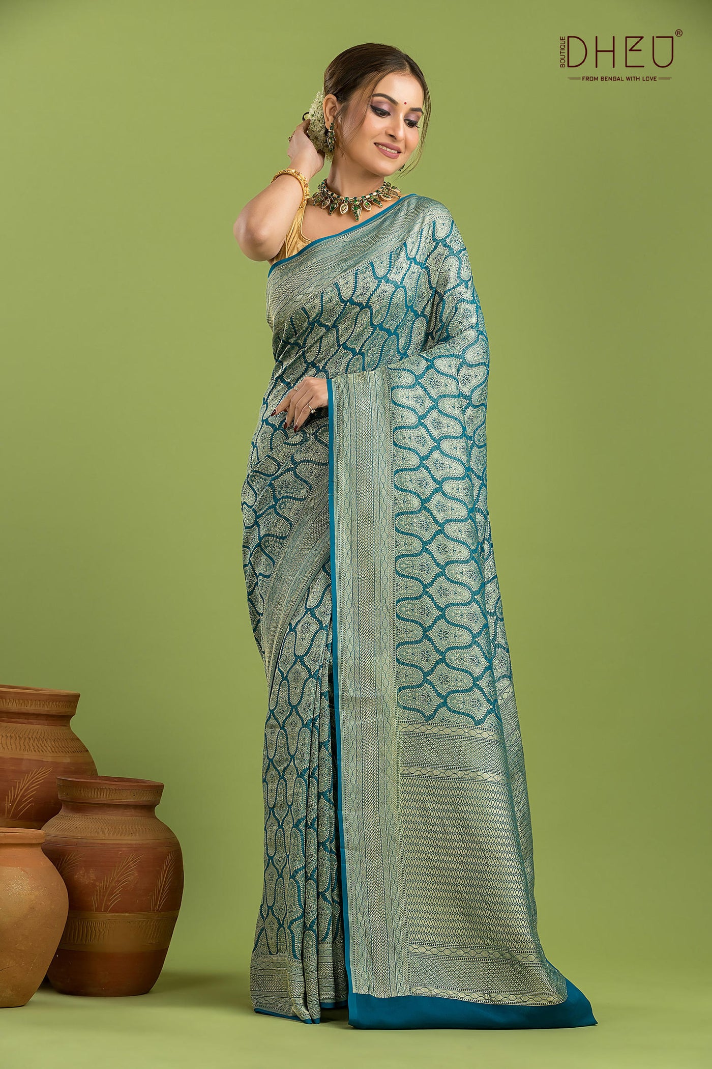 Pure Khaddi Silk Saree (Silk Mark Certified)
