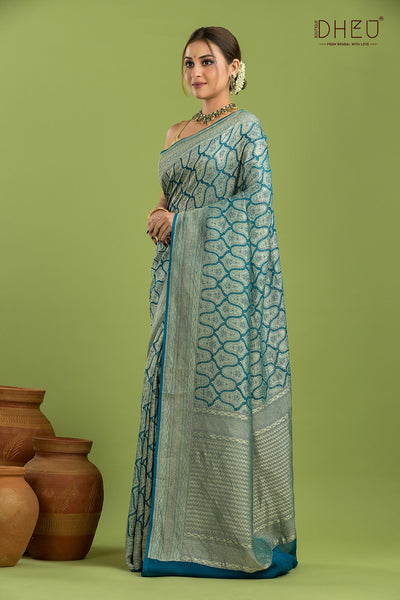 Pure Khaddi Silk Saree (Silk Mark Certified)