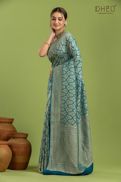 Pure Khaddi Silk Saree (Silk Mark Certified)