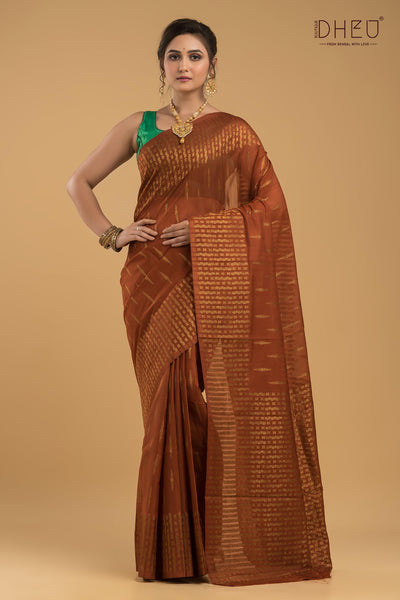 Designer Muga Silk Saree