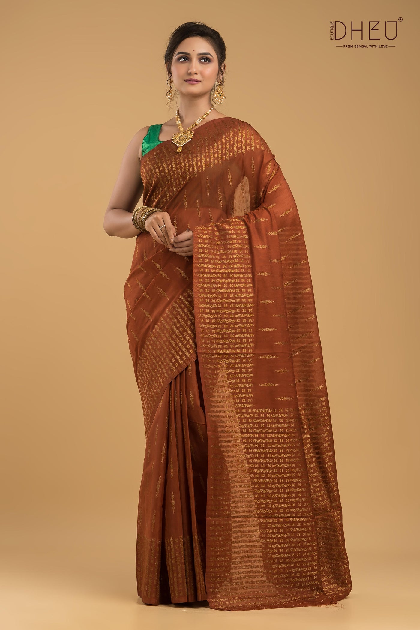 Designer Muga Silk Saree