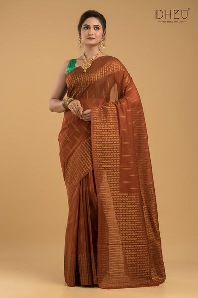 Designer Muga Silk Saree
