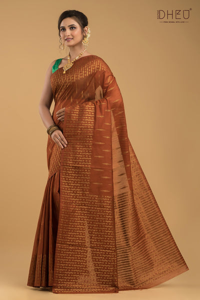 Designer Muga Silk Saree