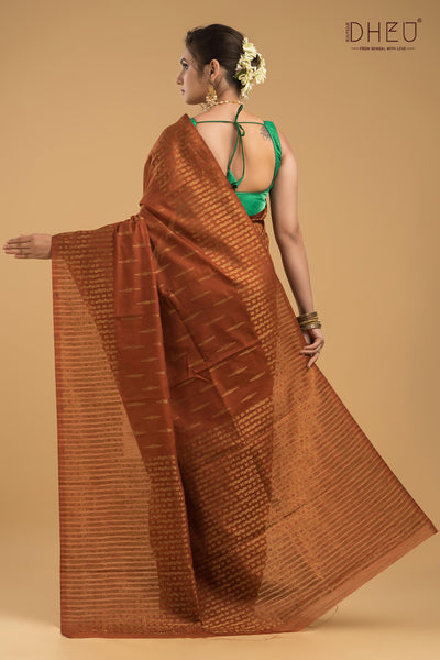 Designer Muga Silk Saree