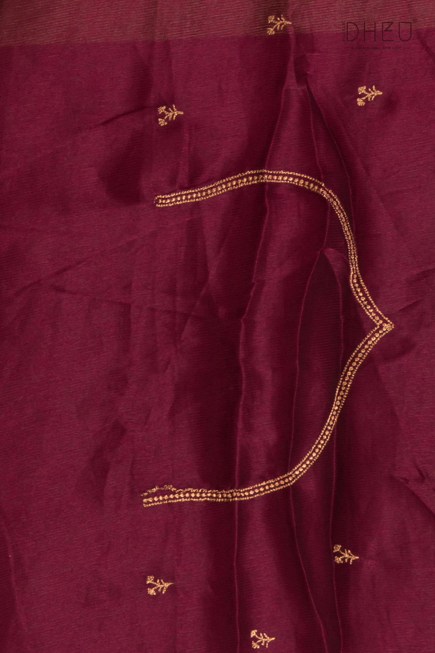Designer Embroidery Chiffon Silk Saree