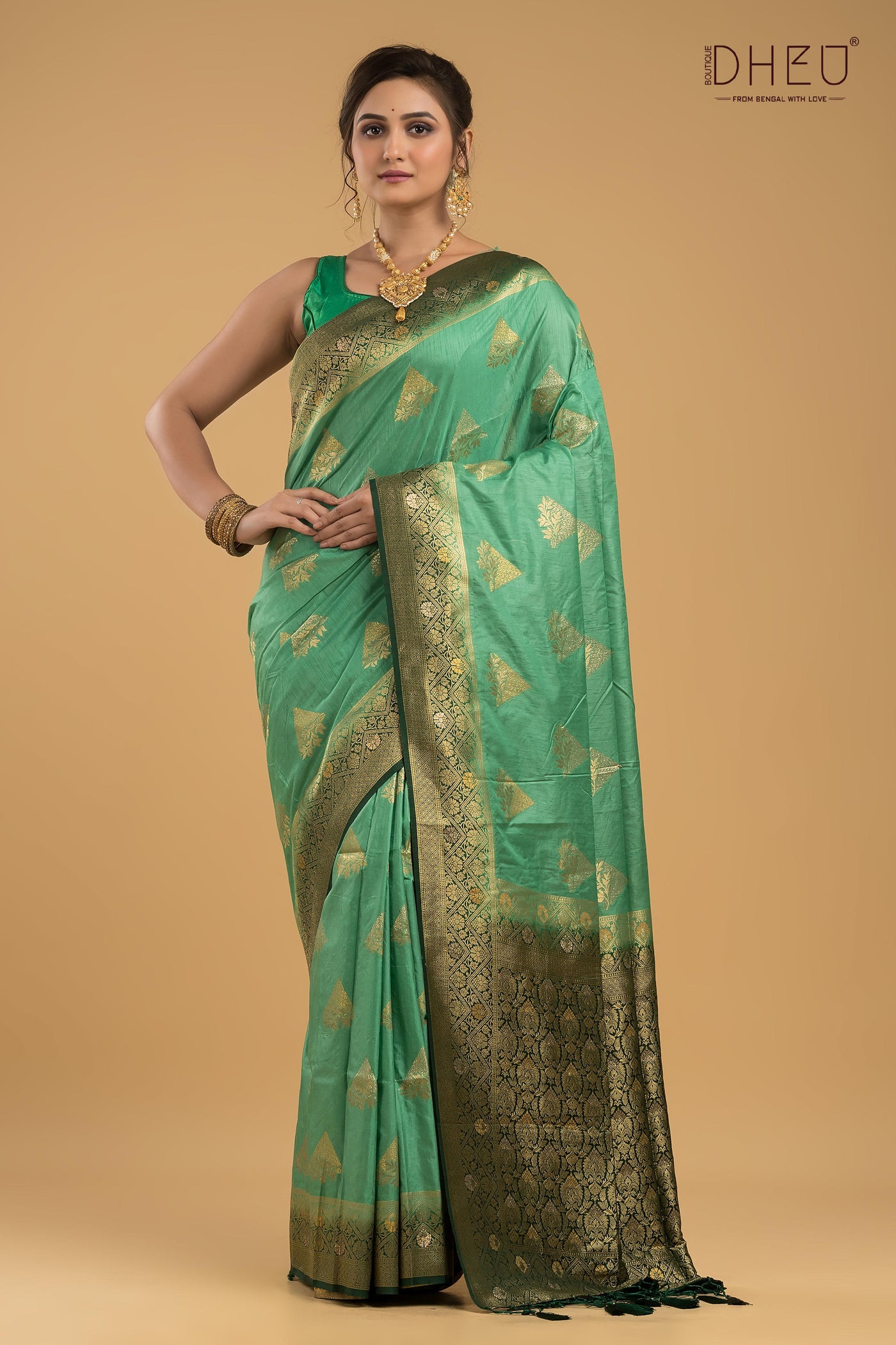 Designer Brocade Benarasi Silk Saree