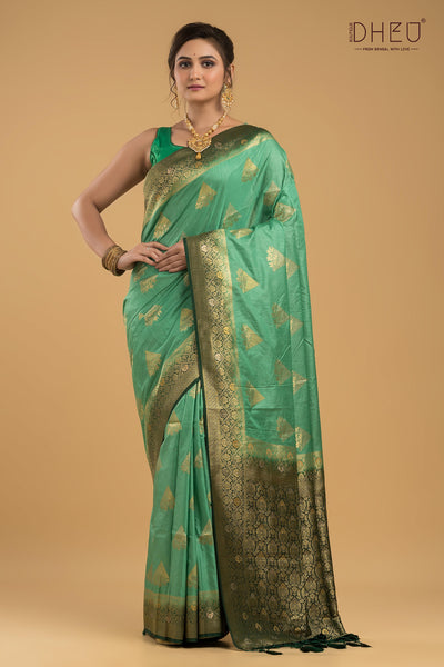 Designer Brocade Benarasi Silk Saree