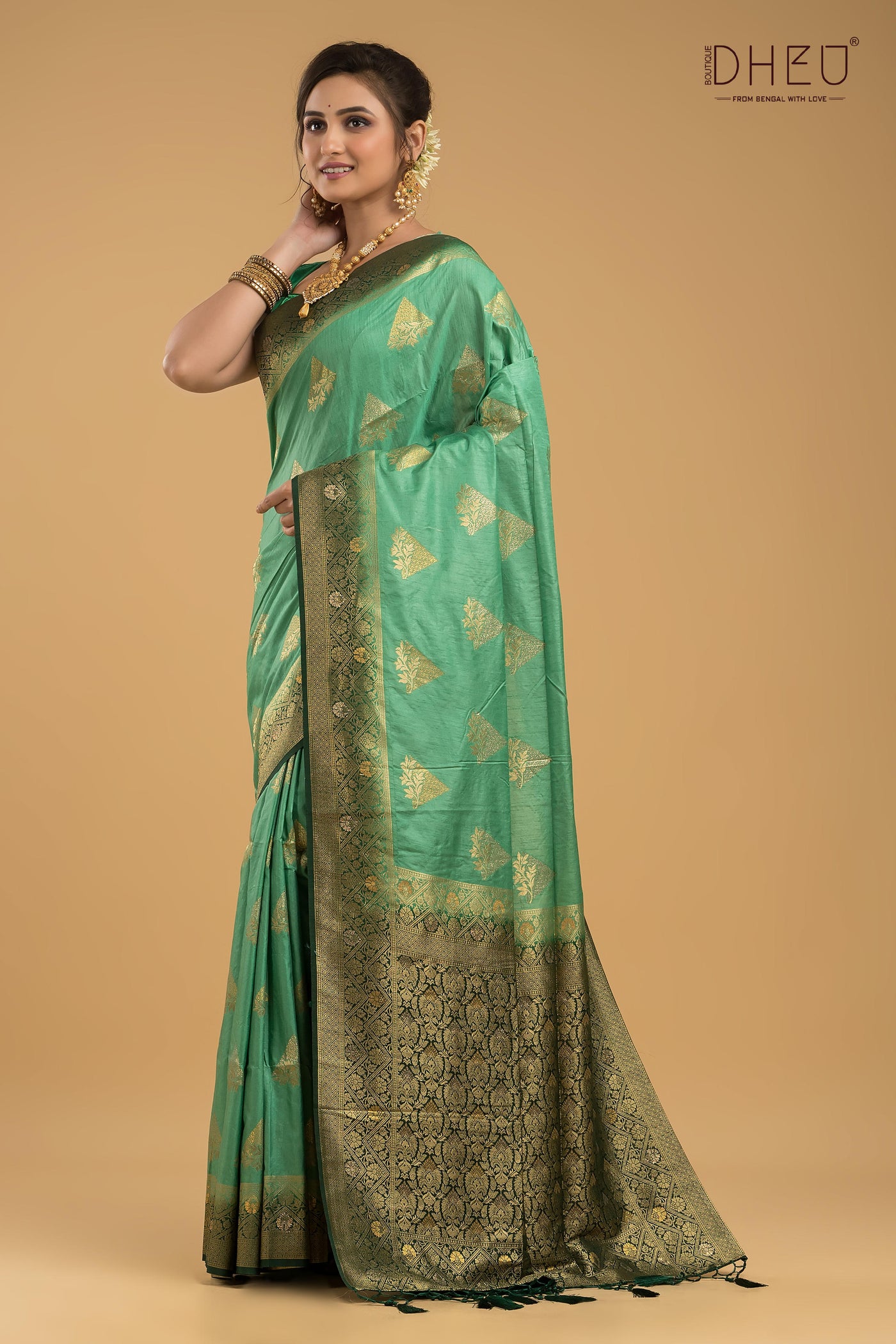 Designer Brocade Benarasi Silk Saree