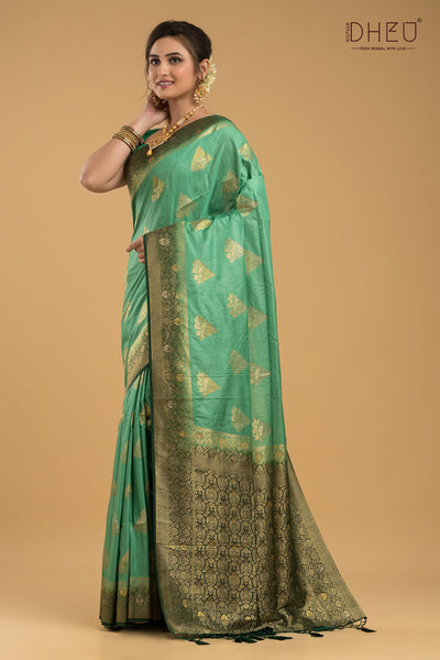 Designer Brocade Benarasi Silk Saree