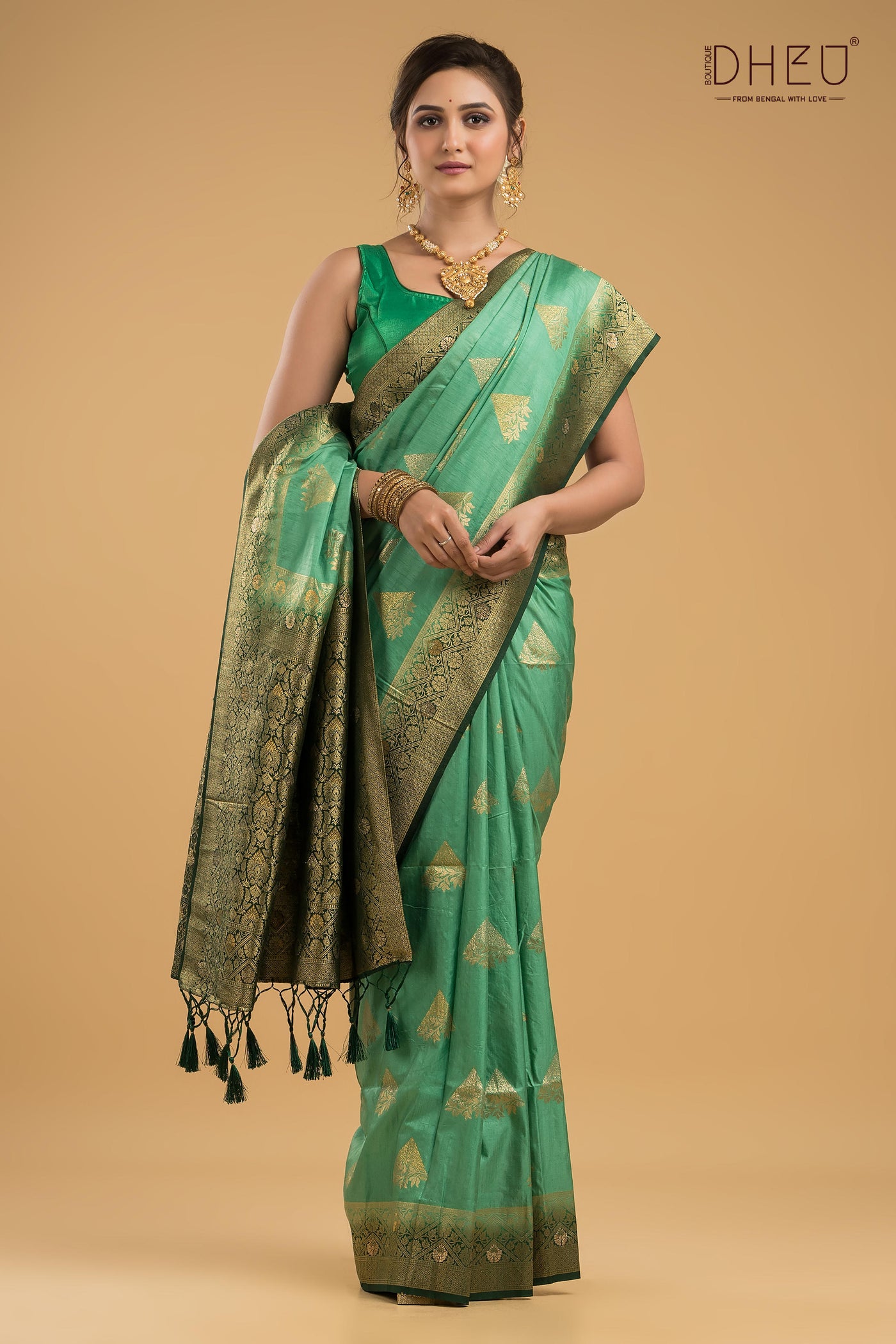 Designer Brocade Benarasi Silk Saree