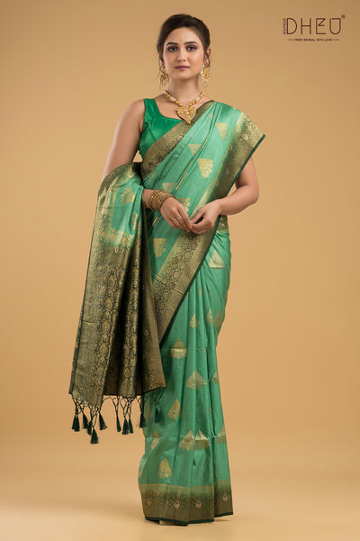 Designer Brocade Benarasi Silk Saree