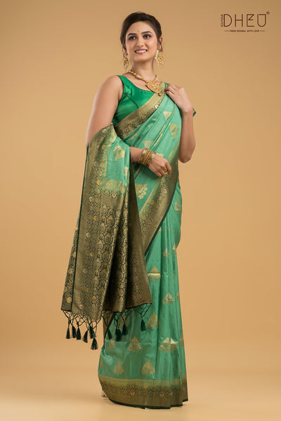 Designer Brocade Benarasi Silk Saree