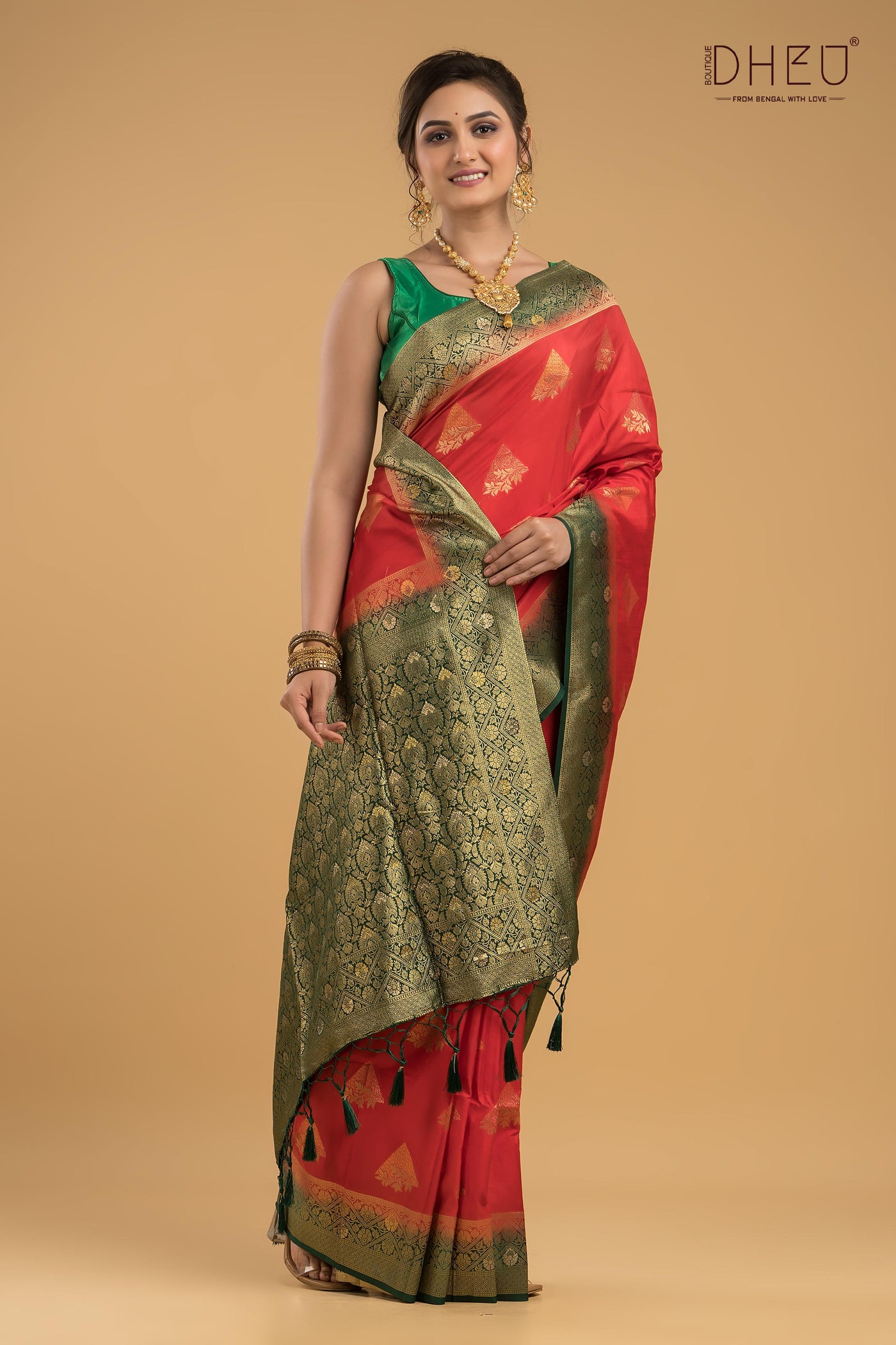Designer Brocade Benarasi Silk Saree