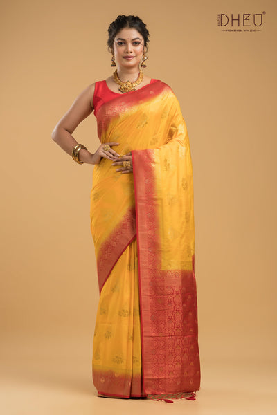 Designer Brocade Benarasi Silk Saree