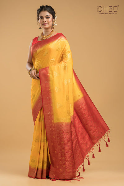 Designer Brocade Benarasi Silk Saree