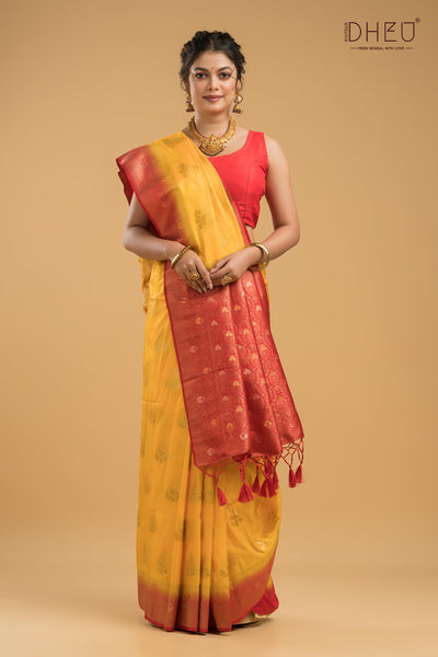 Designer Brocade Benarasi Silk Saree