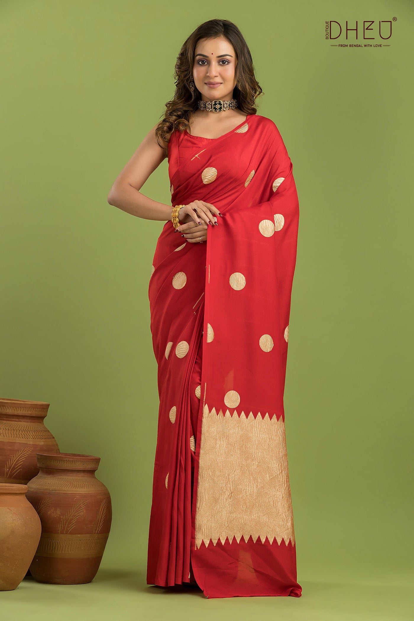 Pure Tussar Silk Saree (Silk Mark Certified)