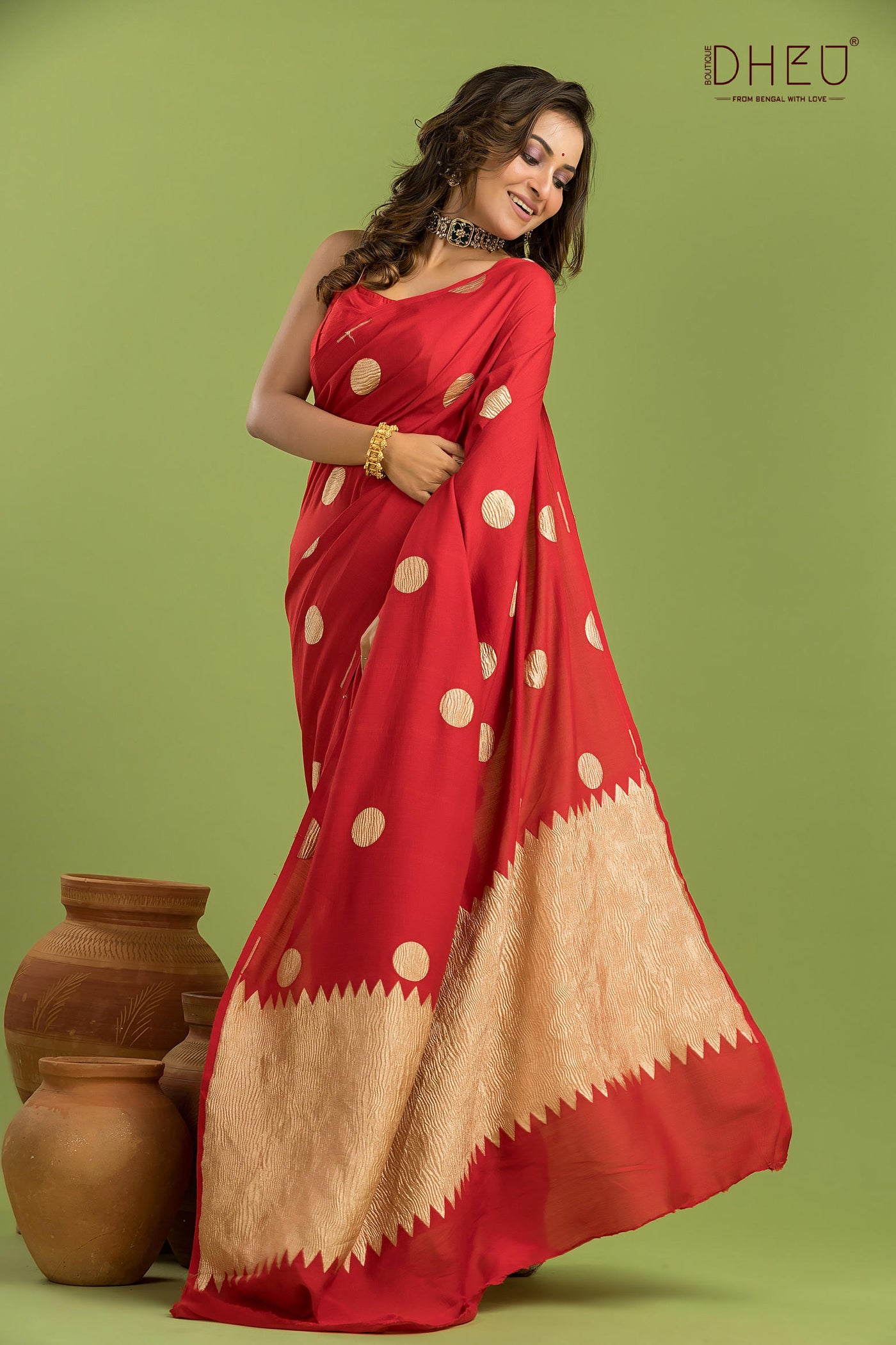 Pure Tussar Silk Saree (Silk Mark Certified)