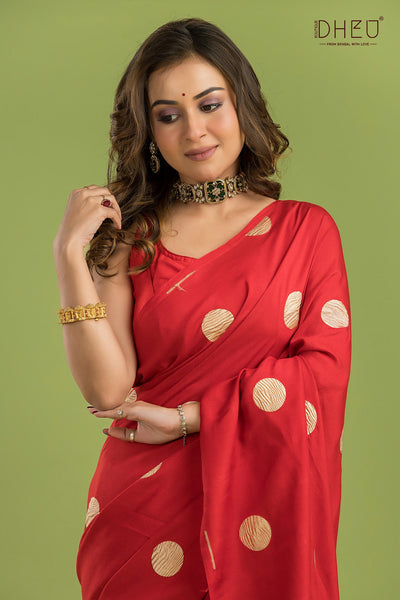 Pure Tussar Silk Saree (Silk Mark Certified)