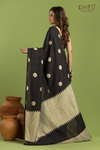 Pure Tussar Silk Saree (Silk Mark Certified)