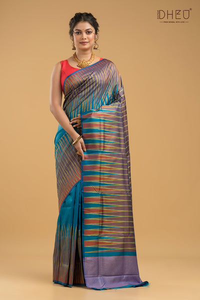 Exclusive Ikkat Silk Saree