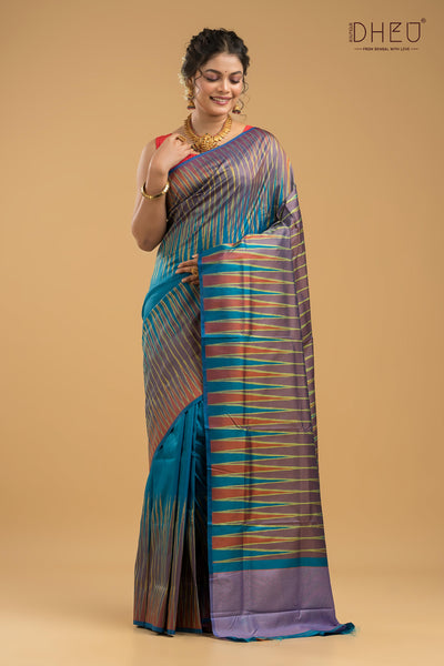 Exclusive Ikkat Silk Saree