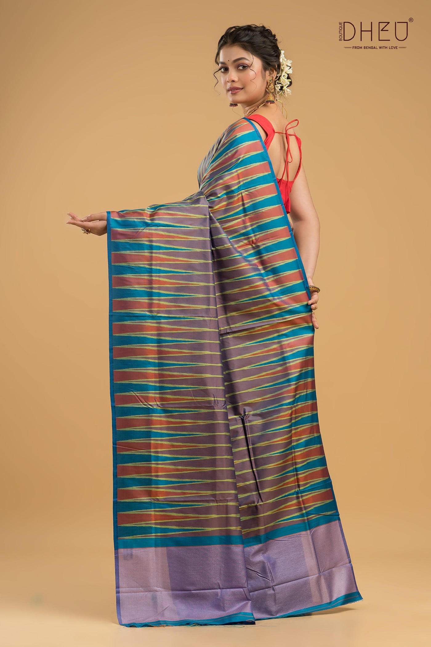 Exclusive Ikkat Silk Saree