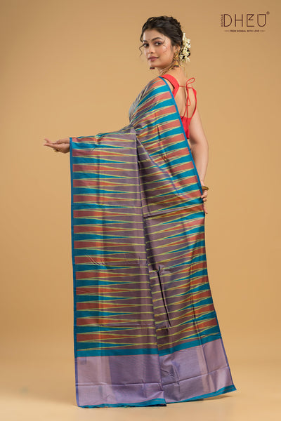 Exclusive Ikkat Silk Saree