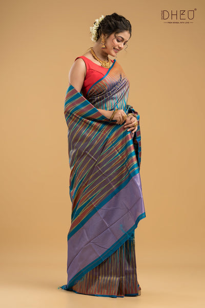 Exclusive Ikkat Silk Saree