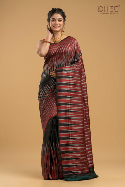 Exclusive Ikkat Silk Saree