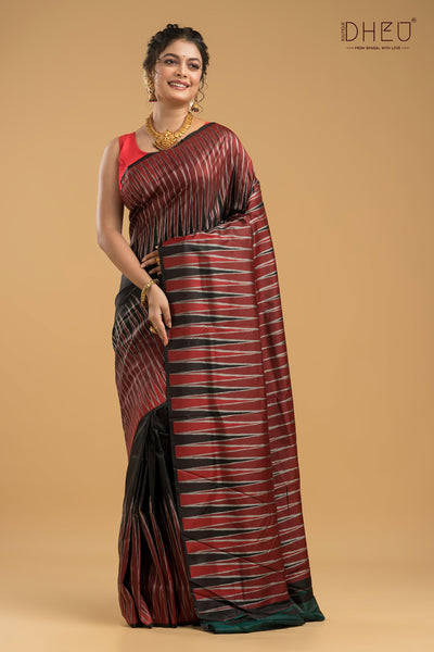 Exclusive Ikkat Silk Saree