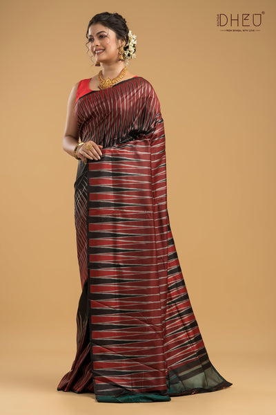 Exclusive Ikkat Silk Saree