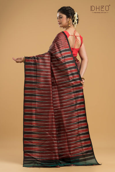 Exclusive Ikkat Silk Saree