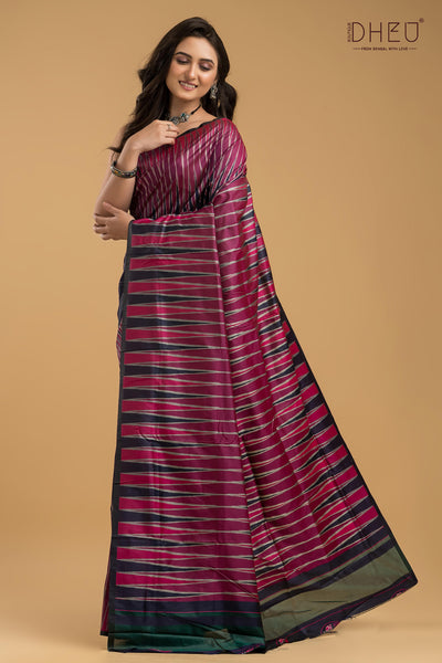 Exclusive Ikkat Silk Saree