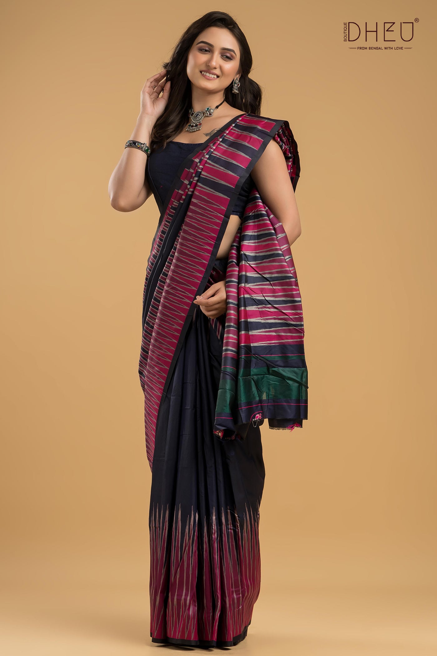 Exclusive Ikkat Silk Saree