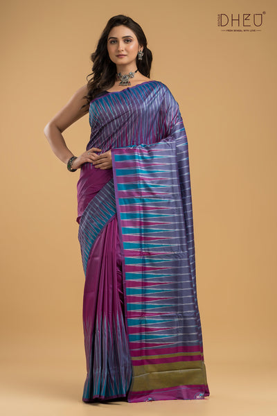 Exclusive Ikkat Silk Saree