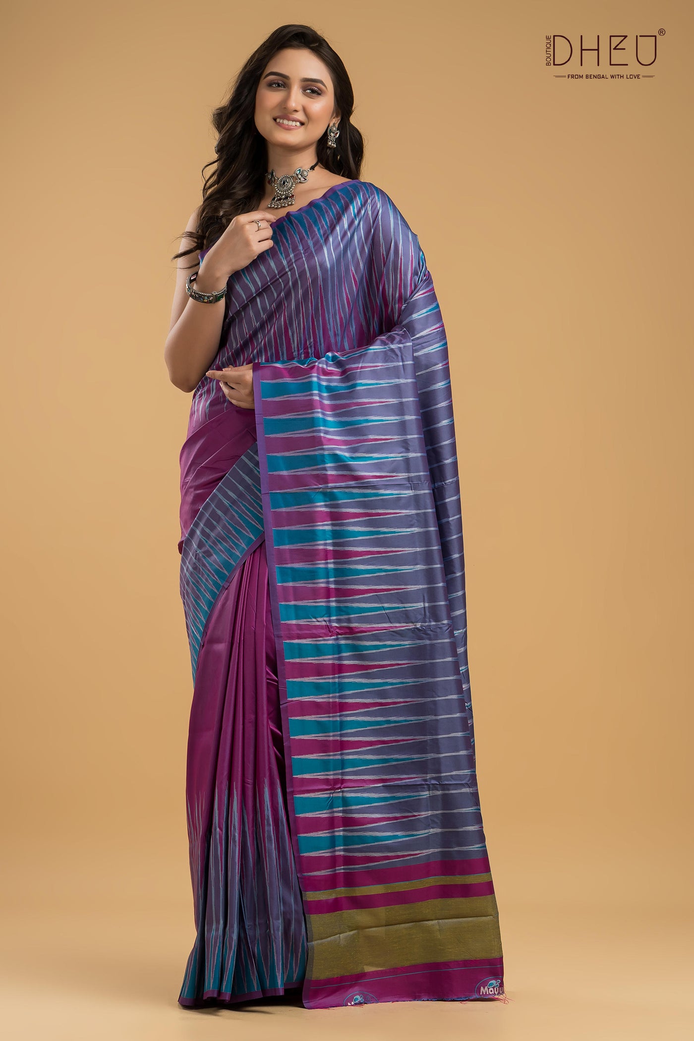 Exclusive Ikkat Silk Saree