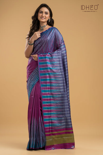Exclusive Ikkat Silk Saree