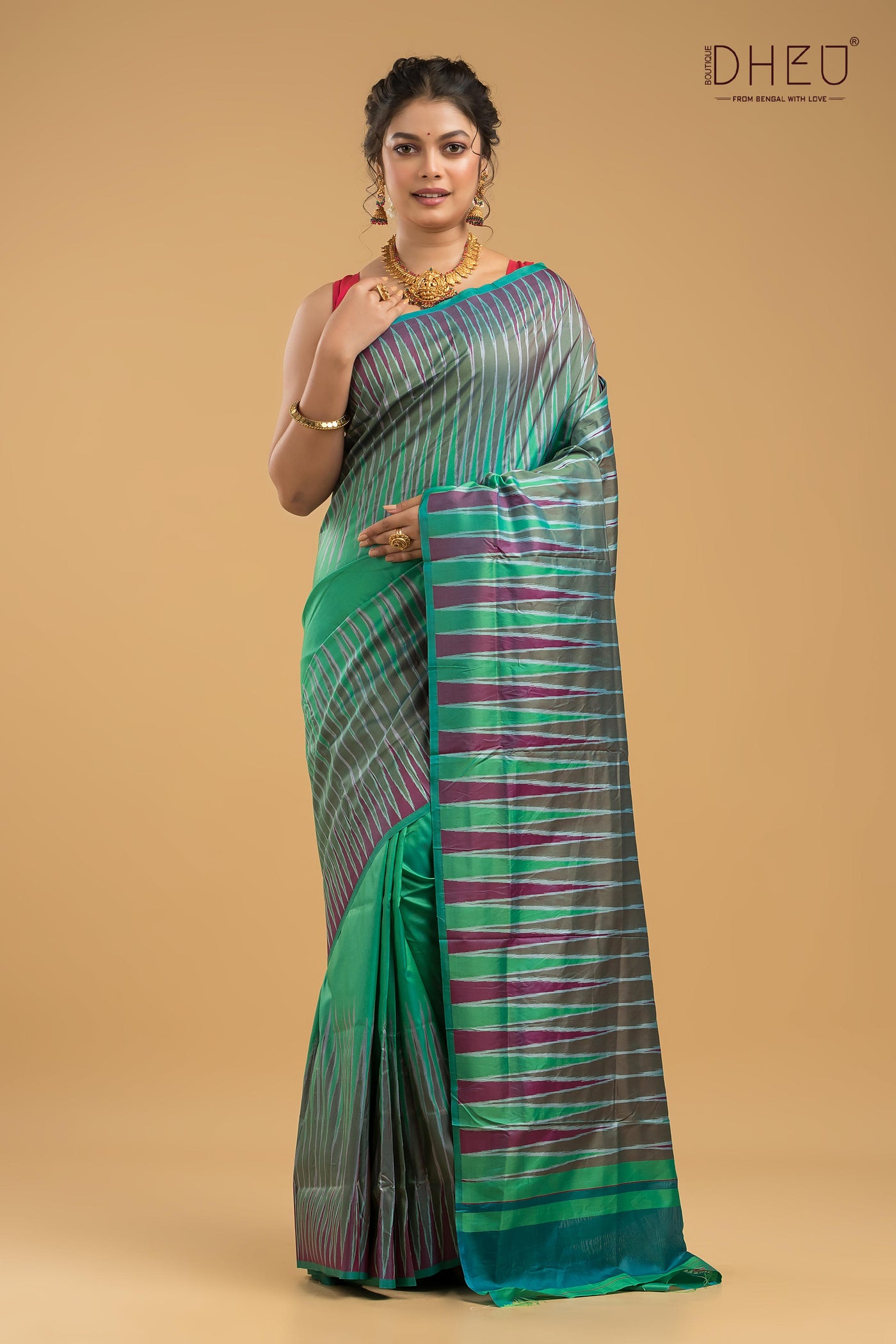 Exclusive Ikkat Silk Saree