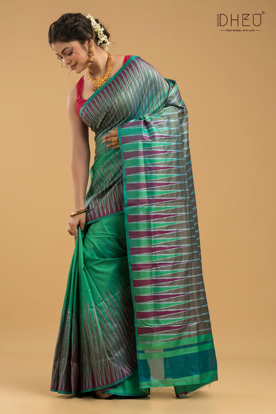 Exclusive Ikkat Silk Saree