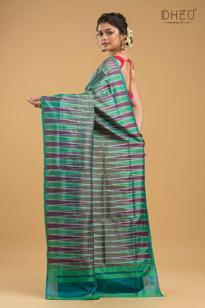 Exclusive Ikkat Silk Saree