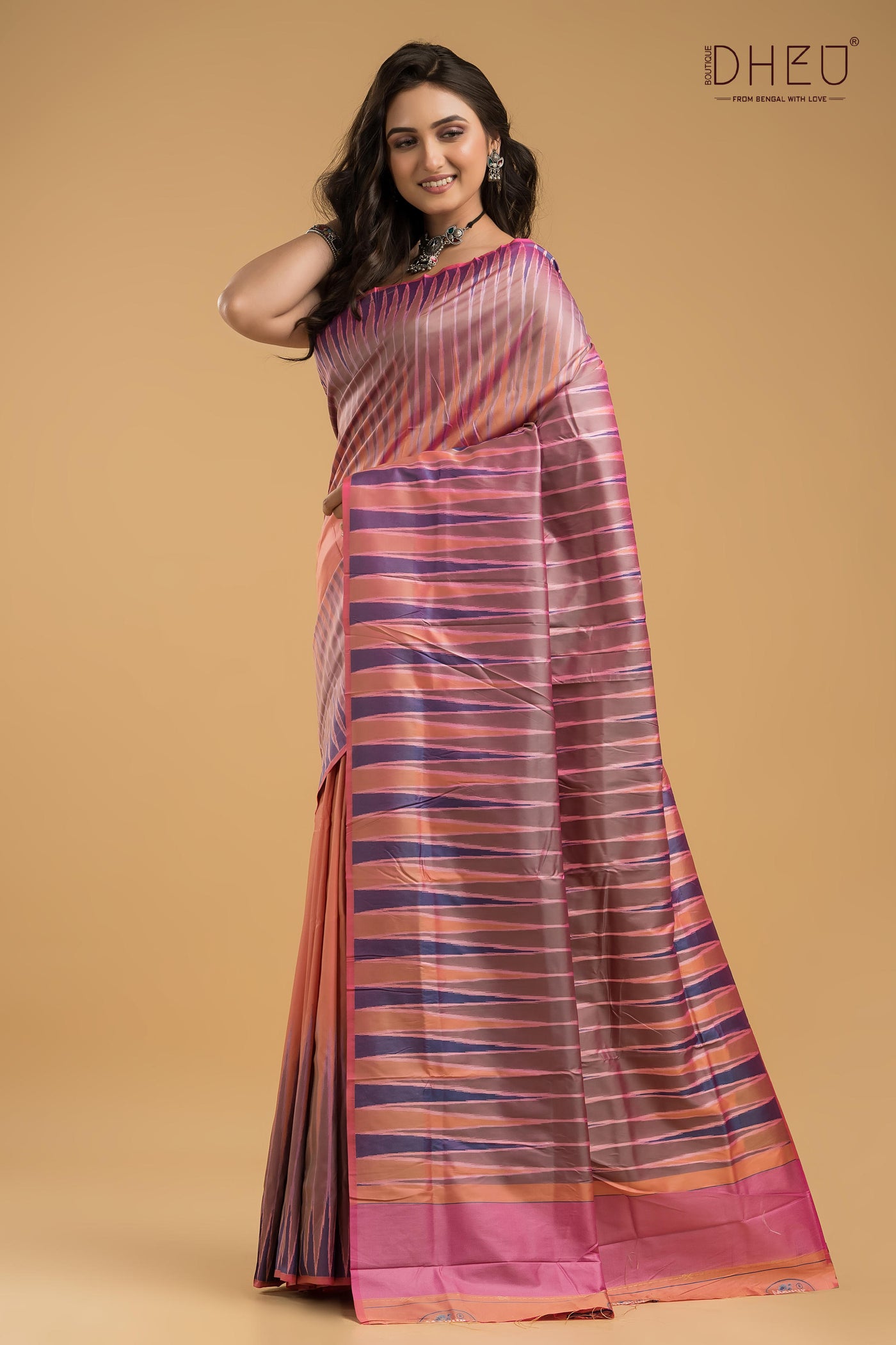 Exclusive Ikkat Silk Saree
