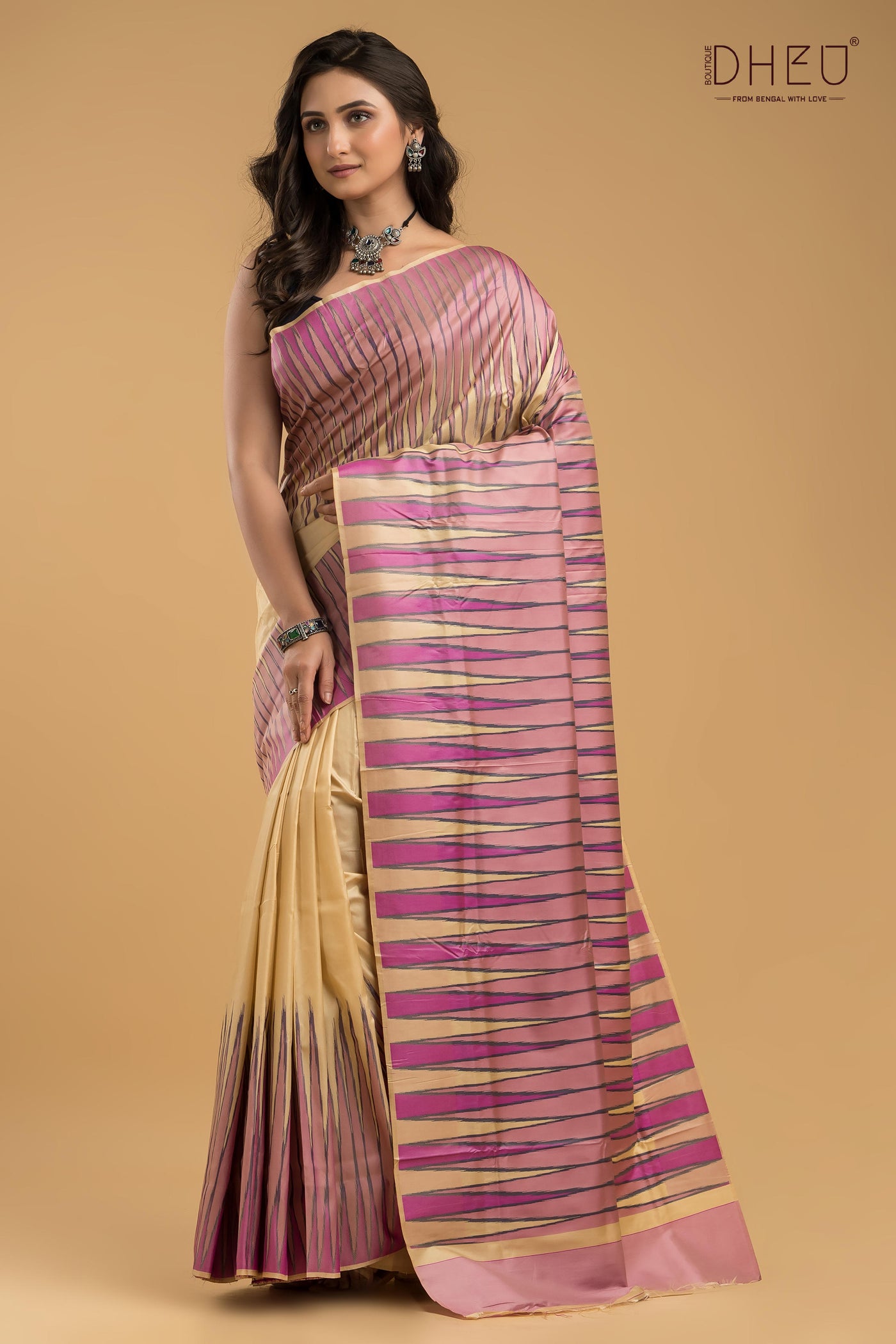 Exclusive Ikkat Silk Saree