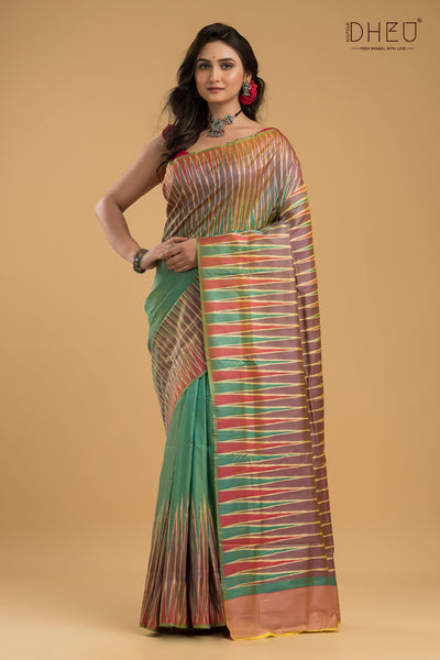 Exclusive Ikkat Silk Saree