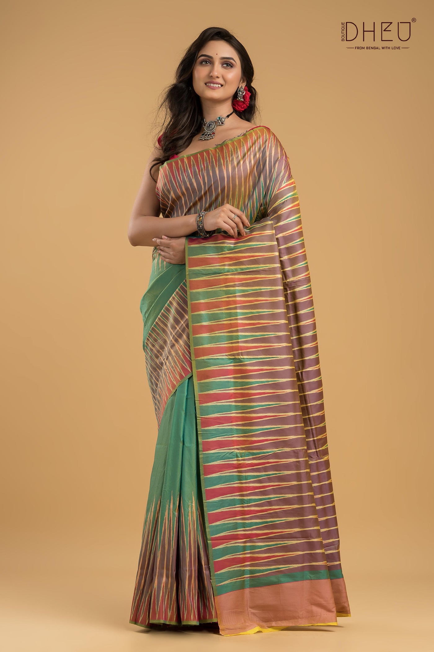 Exclusive Ikkat Silk Saree