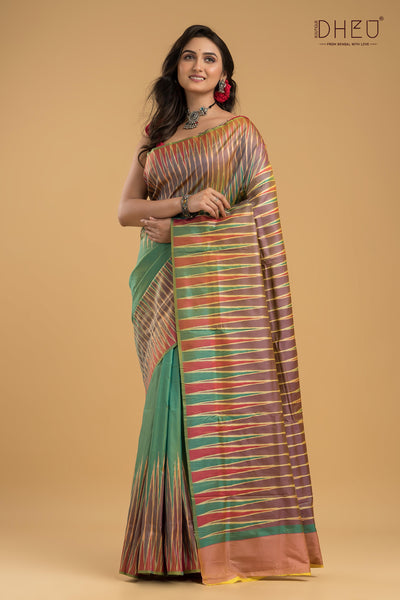 Exclusive Ikkat Silk Saree