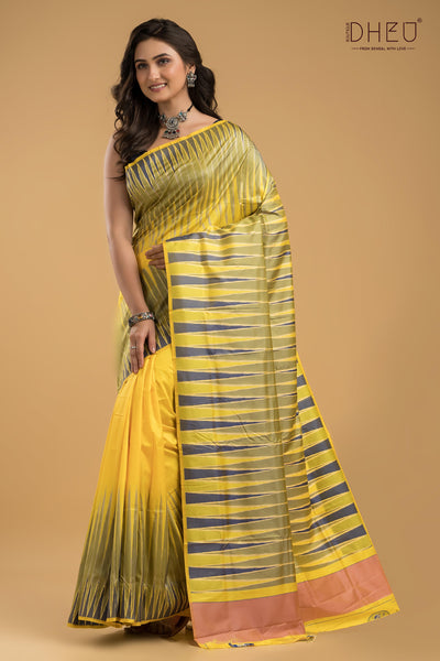 Exclusive Ikkat Silk Saree